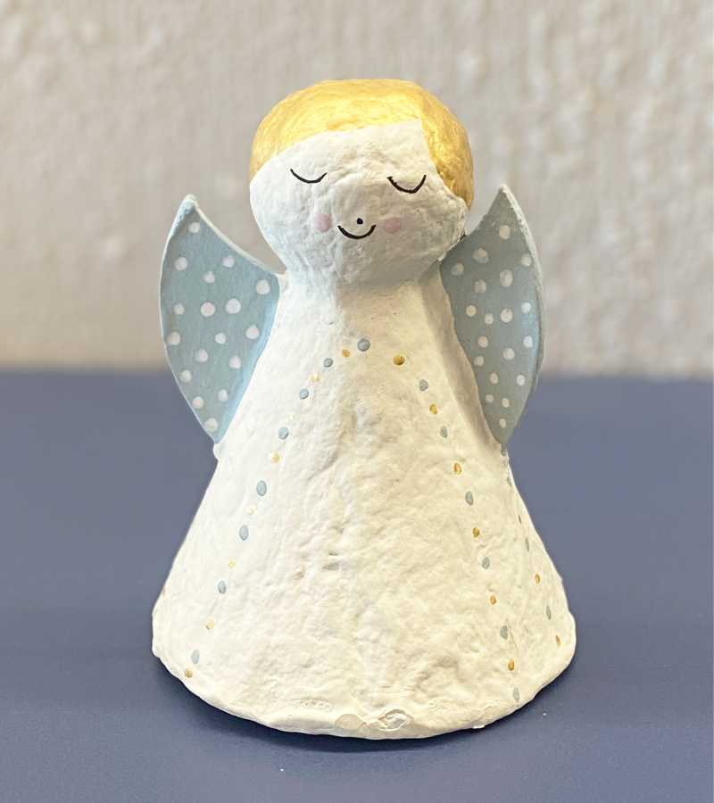 Engel lyseblå XOHandcraft OnlyByGrace