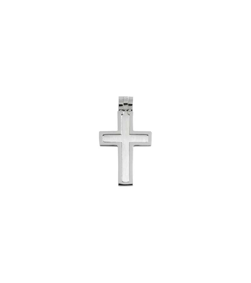 2 delt kors rustfri stål OnlyByGrace