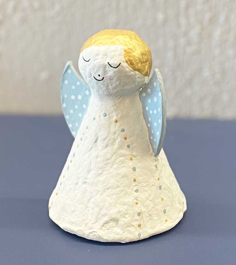 Engel lyseblå XOHandcraft OnlyByGrace