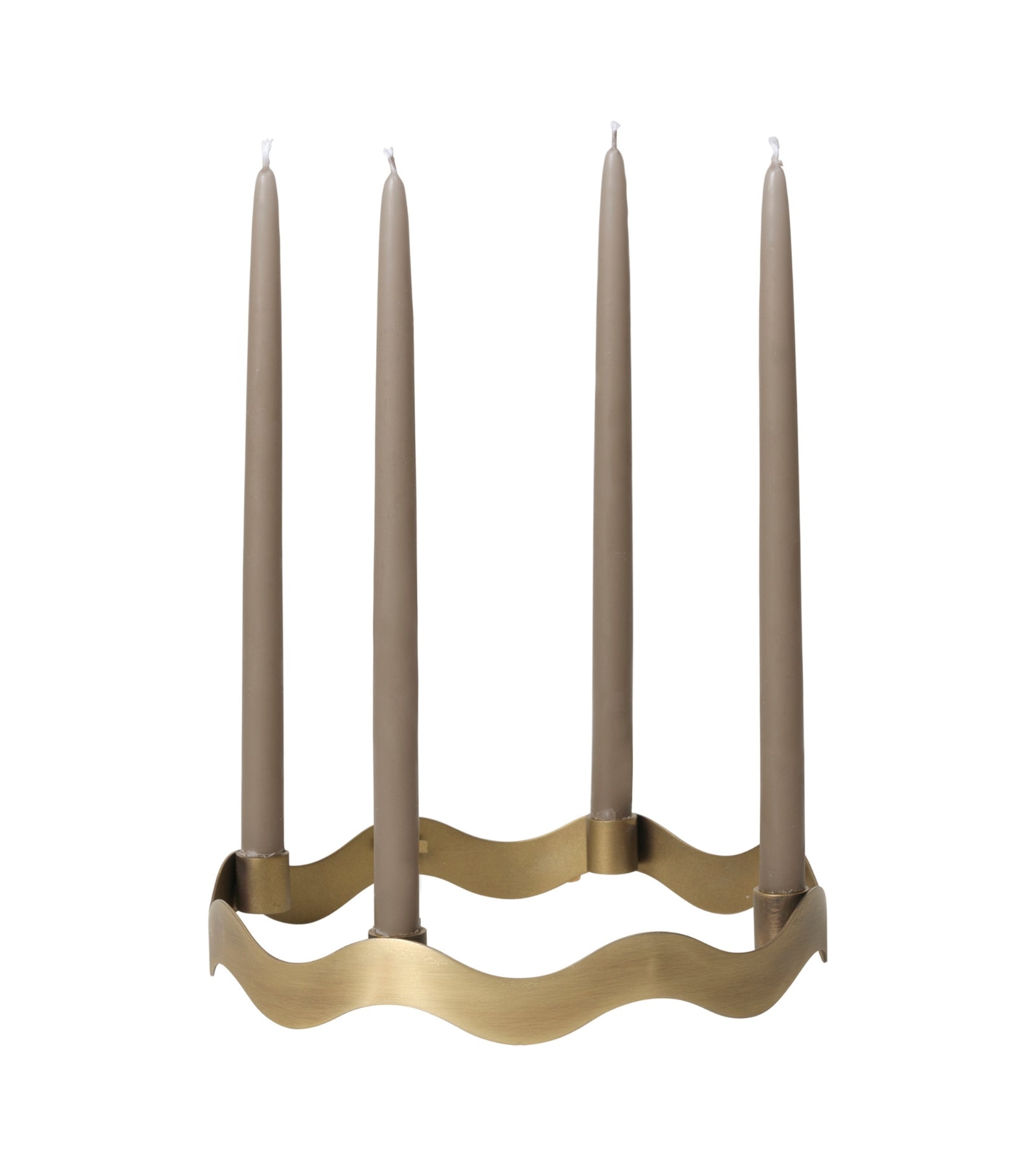 Adventsstage i messing Ø18 cm