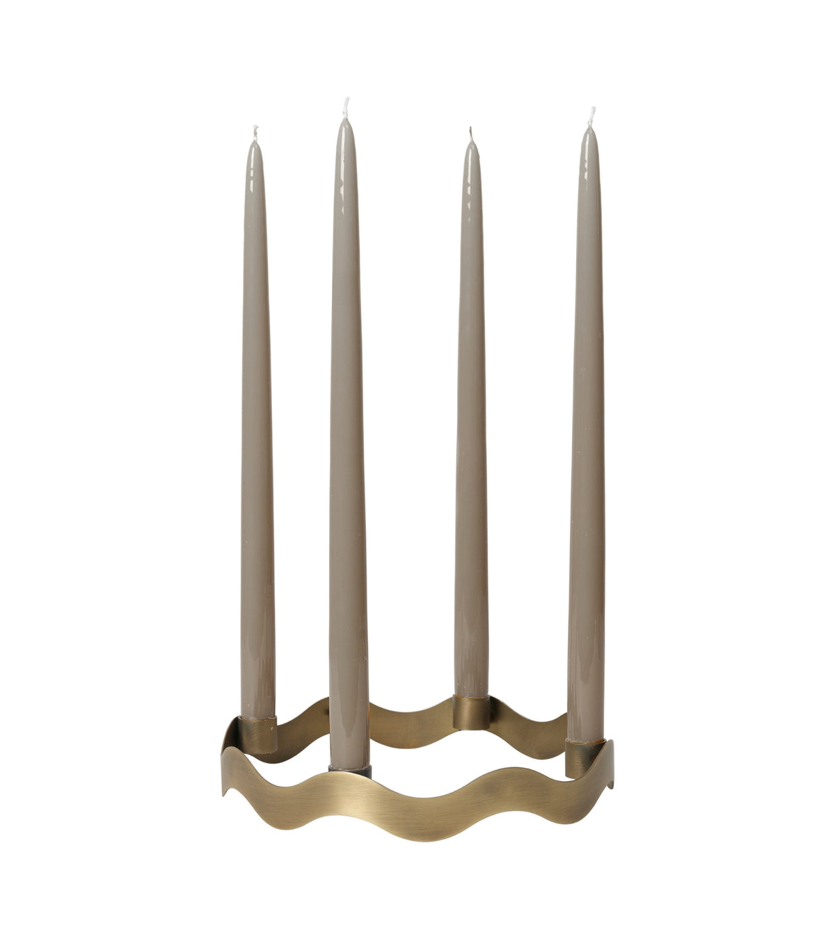 Adventsstage i messing Ø24 cm