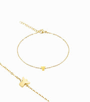 Armbånd LOVE IT engle guld OnlyByGrace
