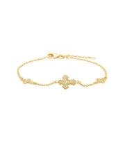 Armbånd forgyldt med 3 dagmarkors OnlyByGrace