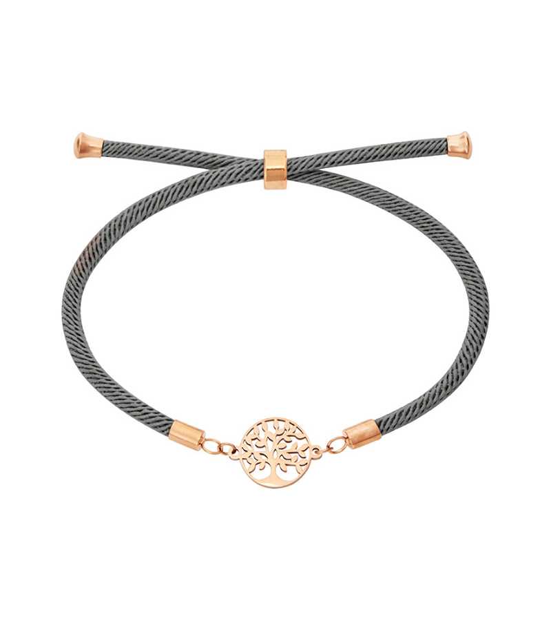 Armbånd med Livetstræ Gyldenrosa Stål Feel Good OnlyByGrace