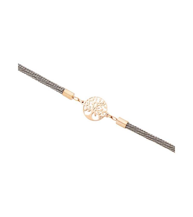 Armbånd med Livetstræ Gyldenrosa Stål Feel Good OnlyByGrace