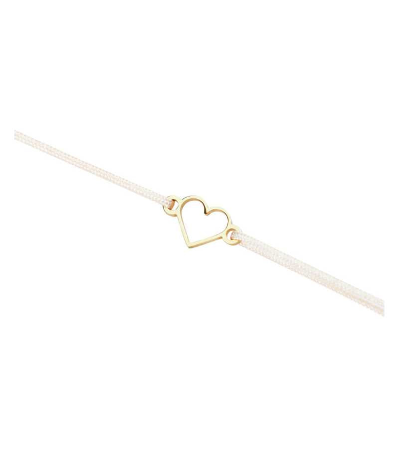 Armbånd med hjerte Forgyldt Enkel OnlyByGrace