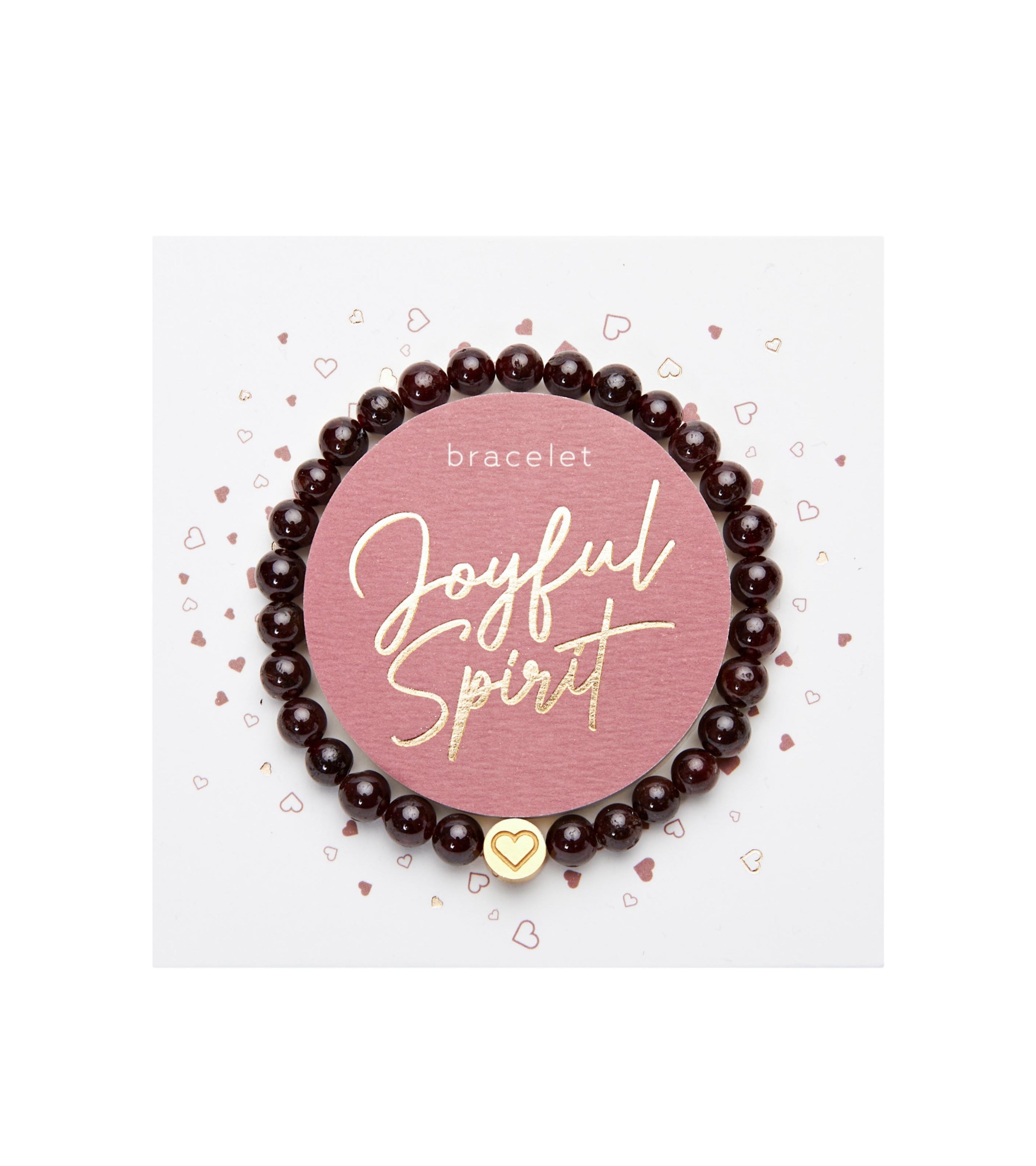 Armbånd, "J.S."-garnet-gullforgylt.