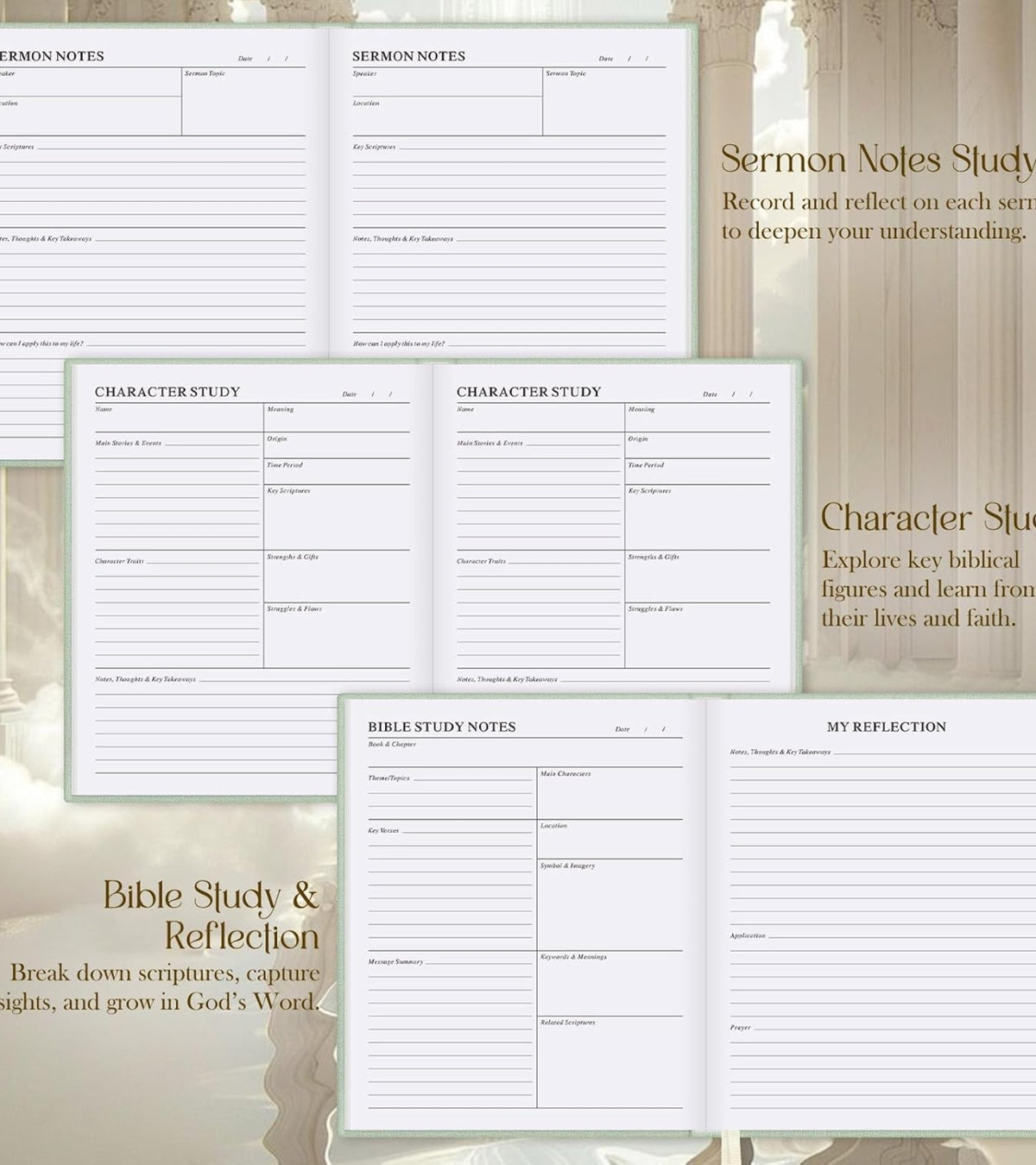 Bible Study Journal - Lysgrøn