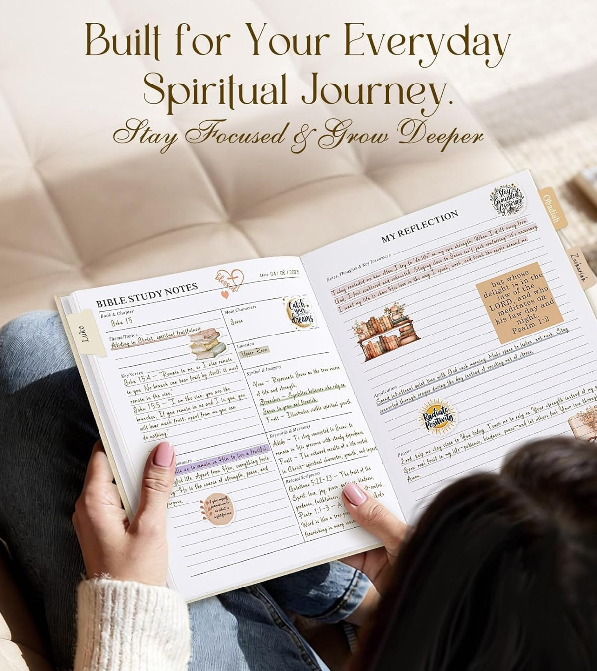 Bible Study Journal - Lysgrøn