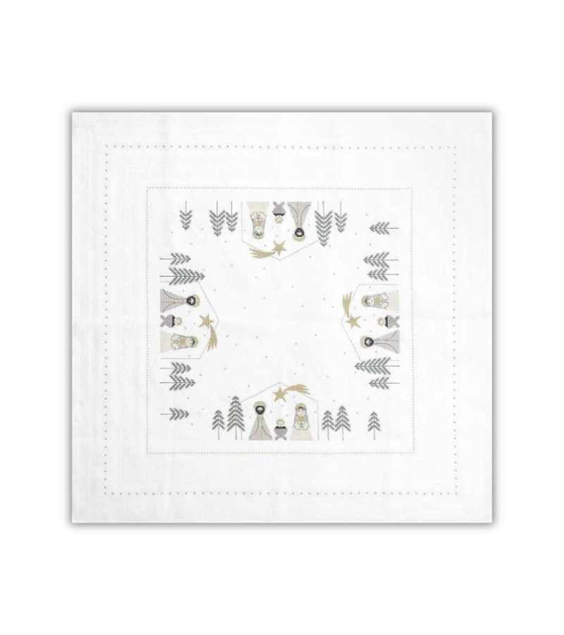 Broderi Saet Julekrybbe OnlyByGrace