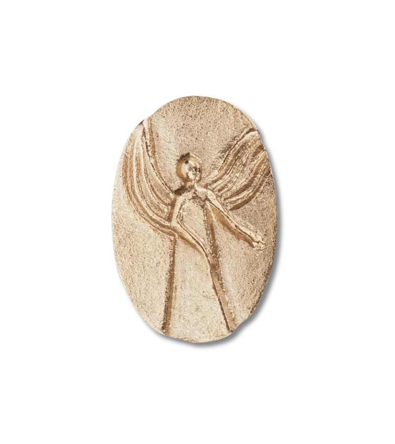 Bronzeamulet En Engel Ledsager Dig OnlyByGrace