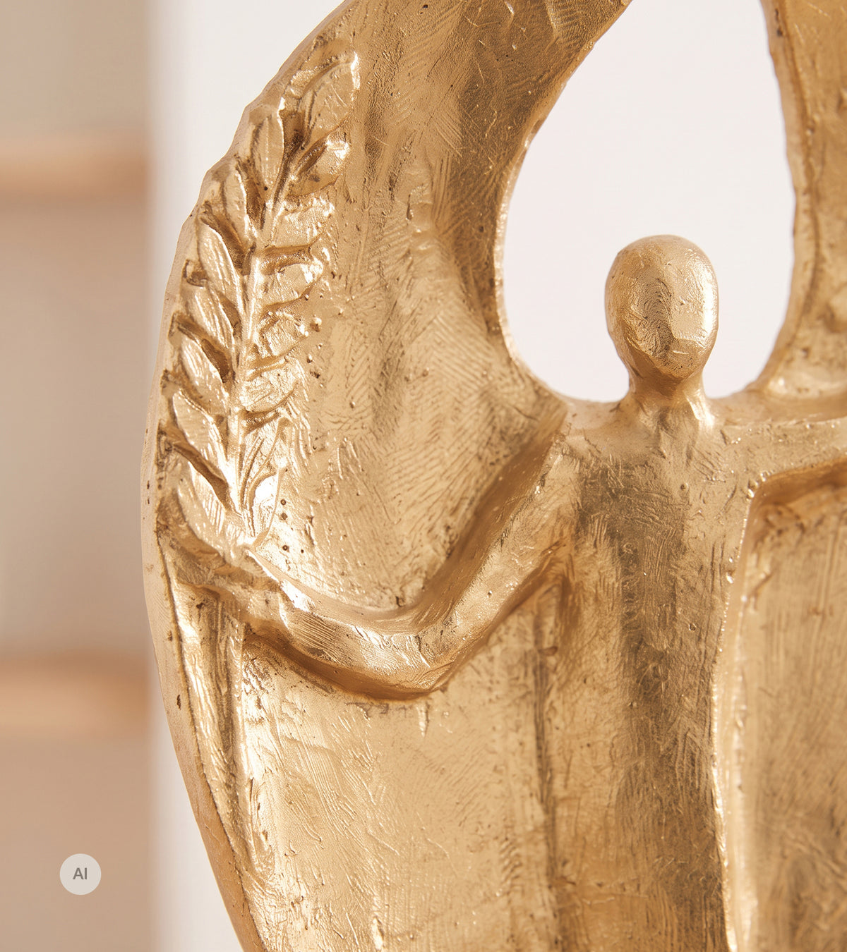 Bronzefigur, Freds engel, 13 cm
