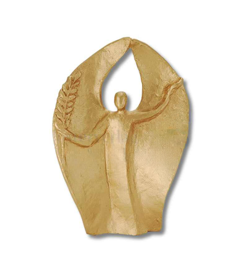 Bronzefigur, Freds engel, 13 cm