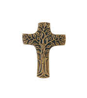 Bronzekors Livets træ, 17 cm