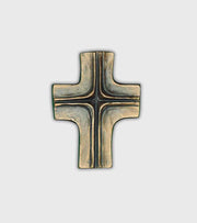 Bronzekors flaenget 11cm OnlyByGrace