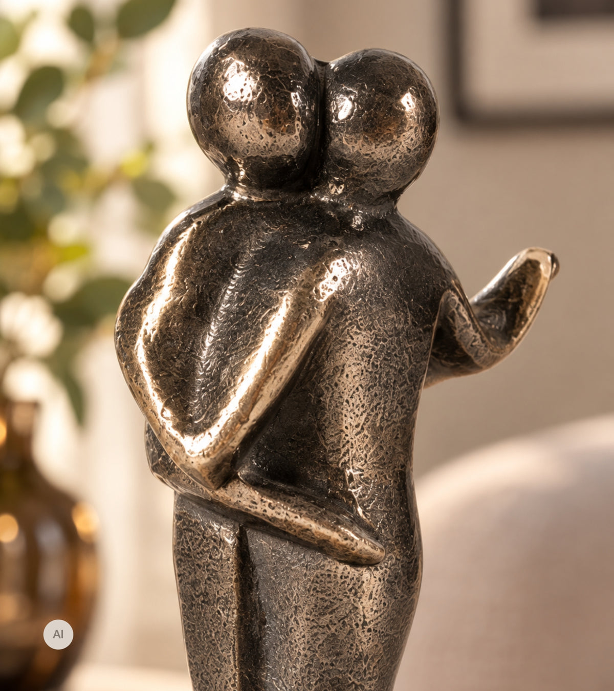 Bronzeskulptur Dansende par