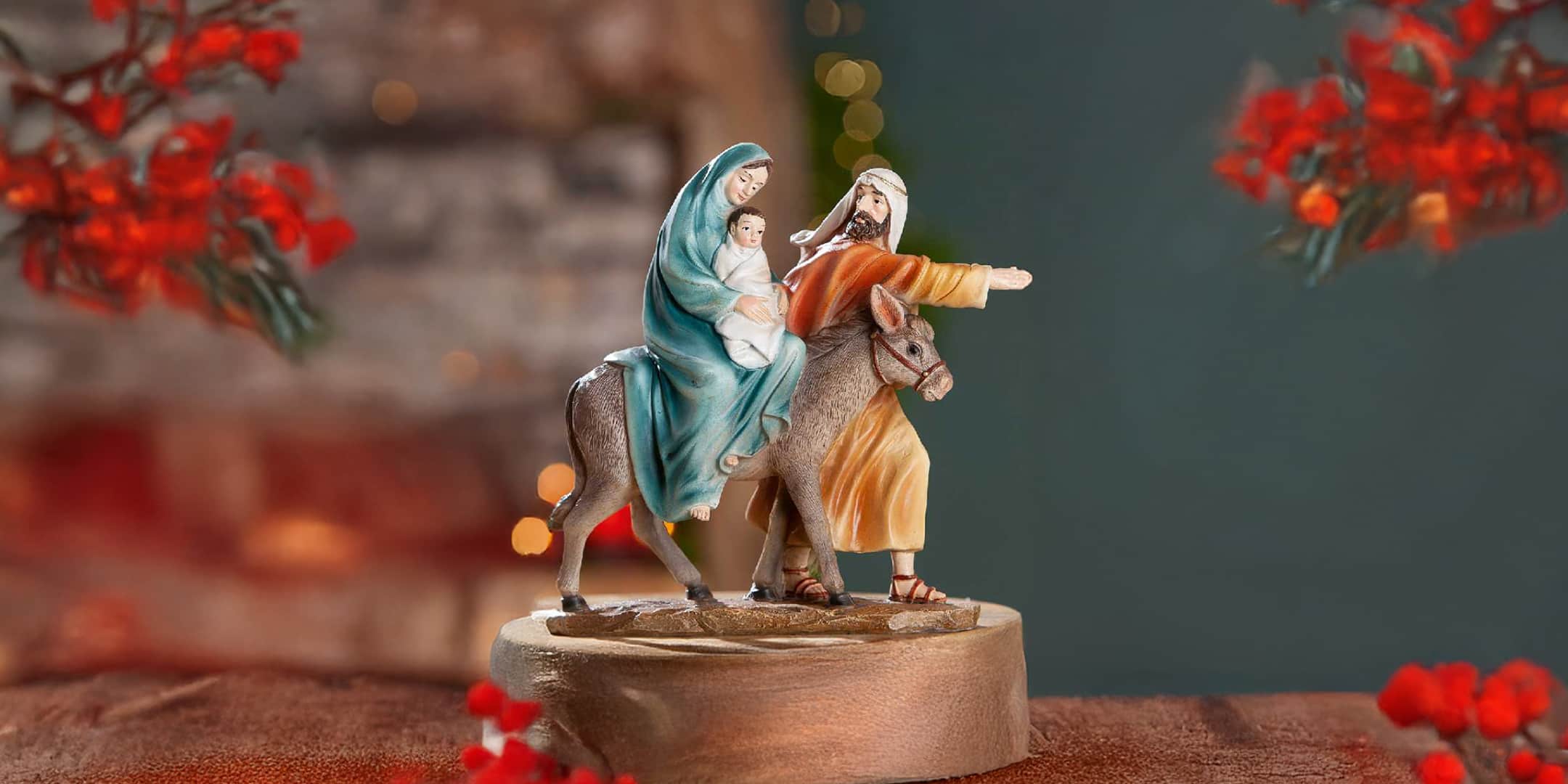 Julekrybbe som skulptur