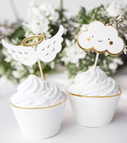 Cupcake Pynt Skyer Og Vinger OnlyByGrace