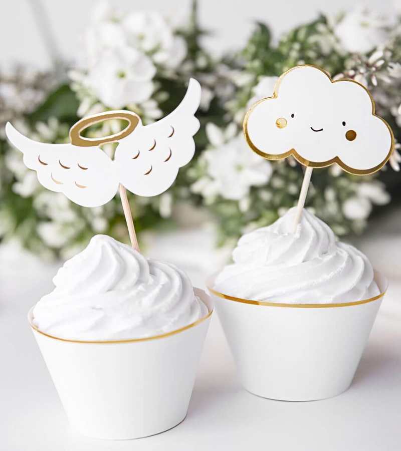 Cupcake Pynt Skyer Og Vinger OnlyByGrace