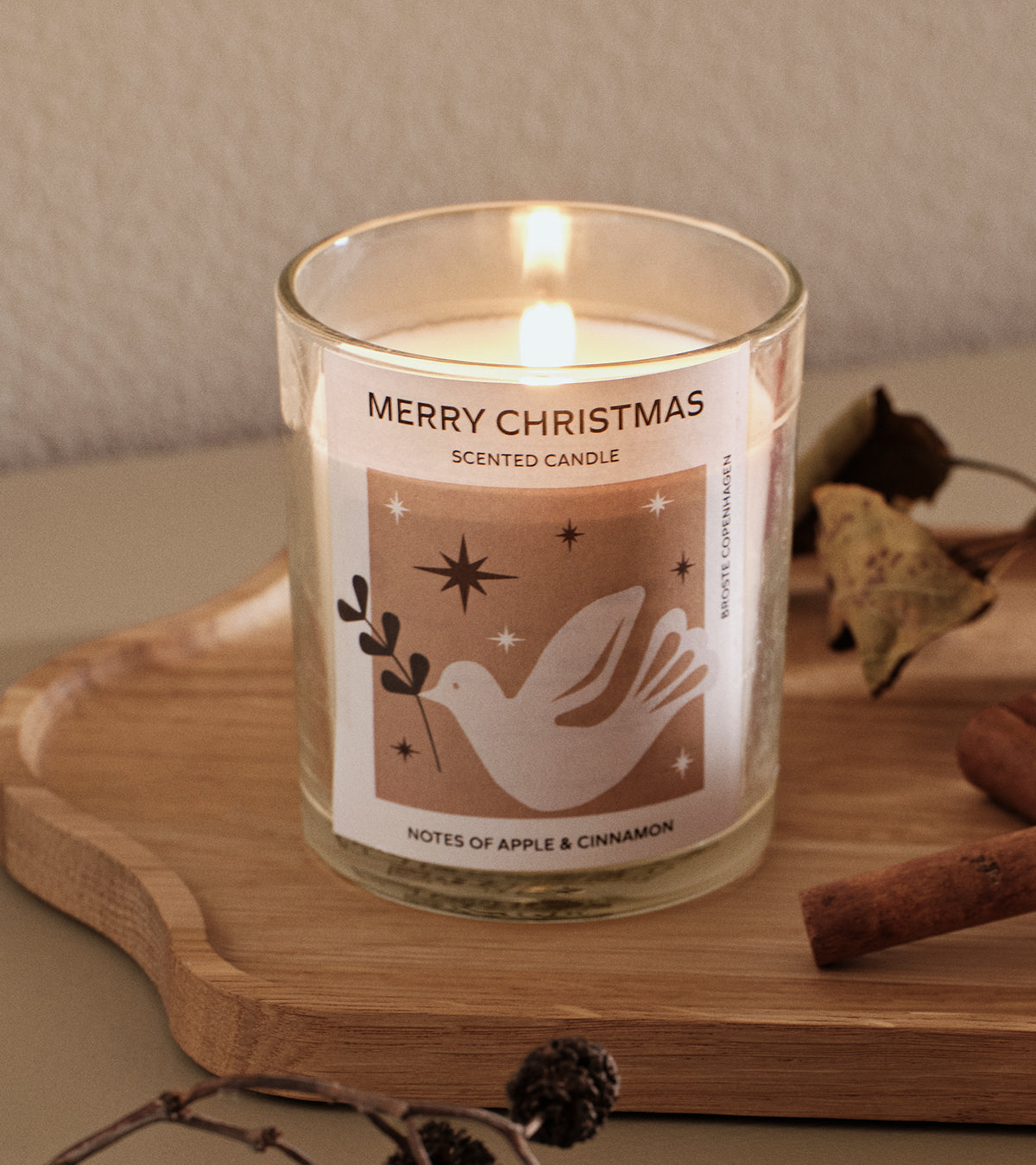 Duftlys 'Merry Christmas', Sojavoks