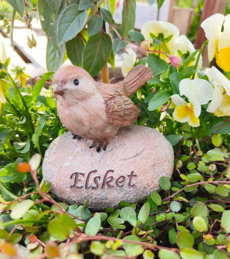 Elsket Sten m fugl OnlyByGrace