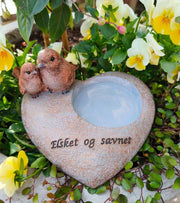 Elsket og savnet m fugle til gravlys OnlyByGrace