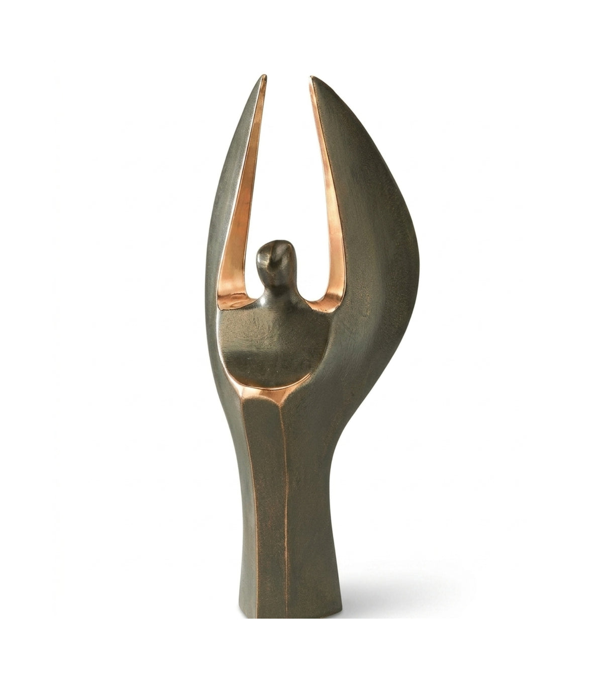 Engel - Bronze figur, 14 cm