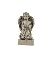 Engel med hjerte, 15 cm, Antik