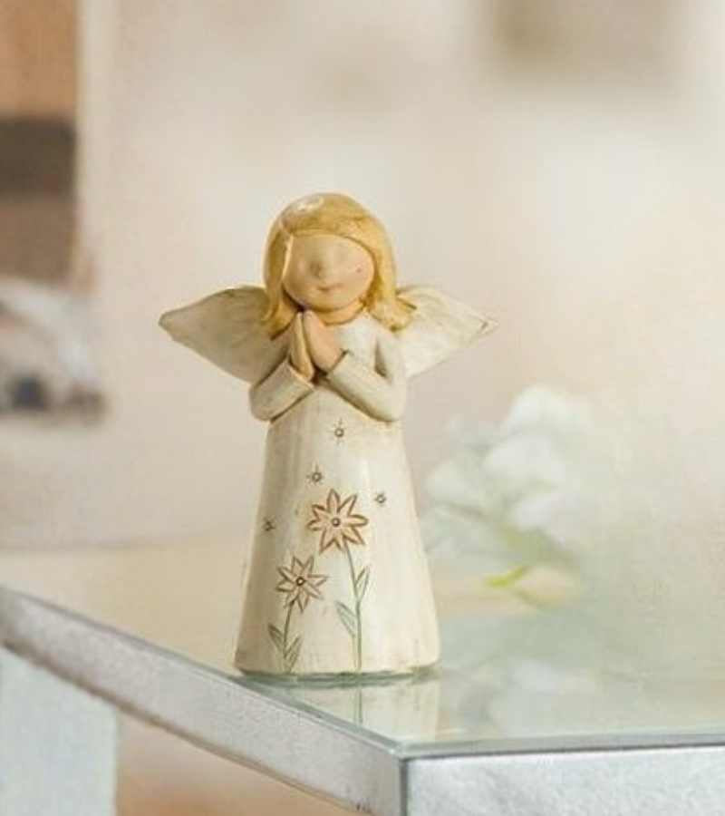 Engel med rosa blomst OnlyByGrace