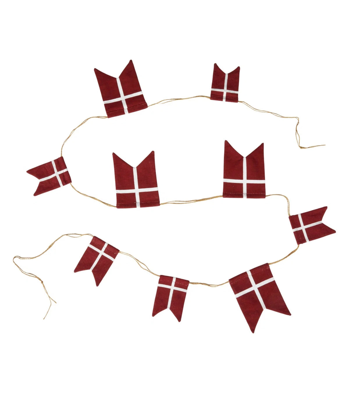 Flagranke m/9 flag 9-12cm, 225cm, Bomuld