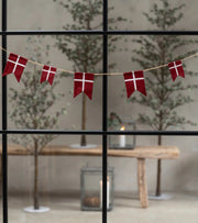 Flagranke m/9 flag 9-12cm, 225cm, Bomuld