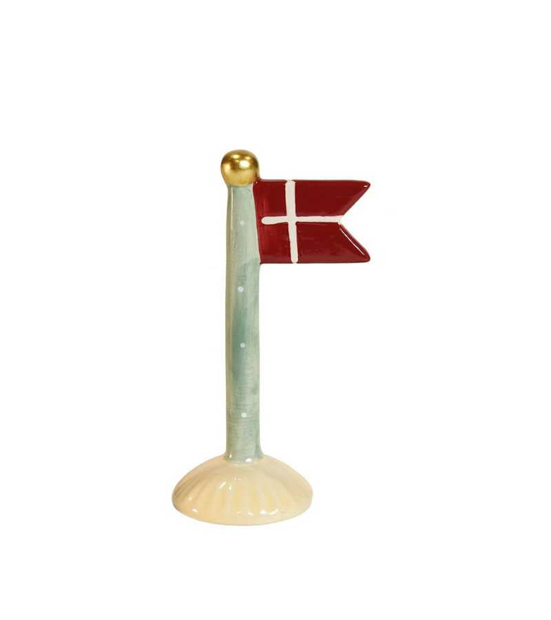 Fødselsdagsflag keramik grøn prikker OnlyByGrace