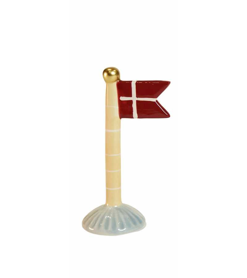 Fødselsdagsflag keramik gul striber OnlyByGrace