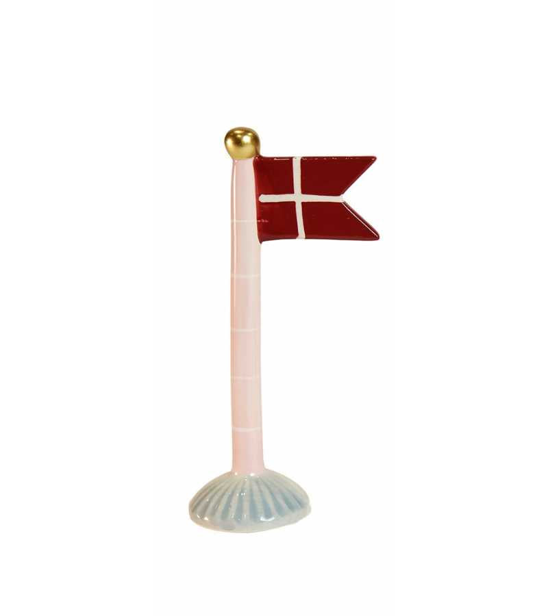 Fødselsdagsflag keramik lyserød striber OnlyByGrace