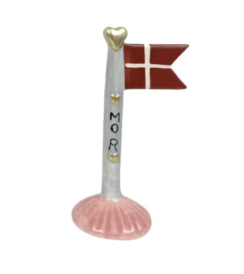 Fødselsdagsflag mor grå 14cm OnlyByGrace