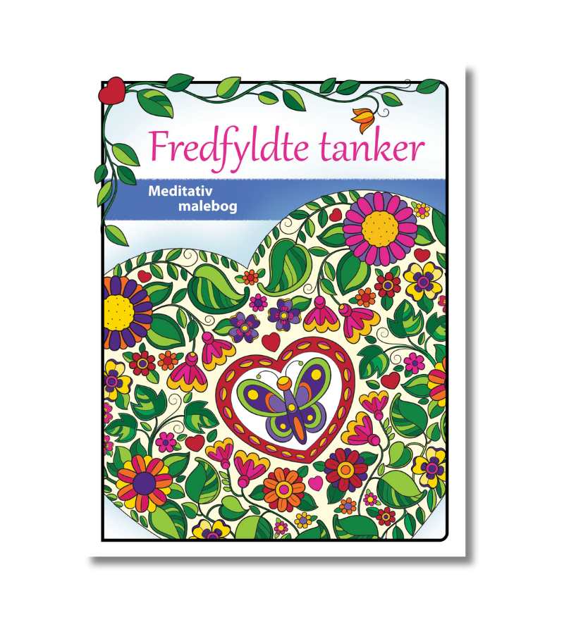 Fredfyldte Tanker Meditativ Malebog OnlyByGrace