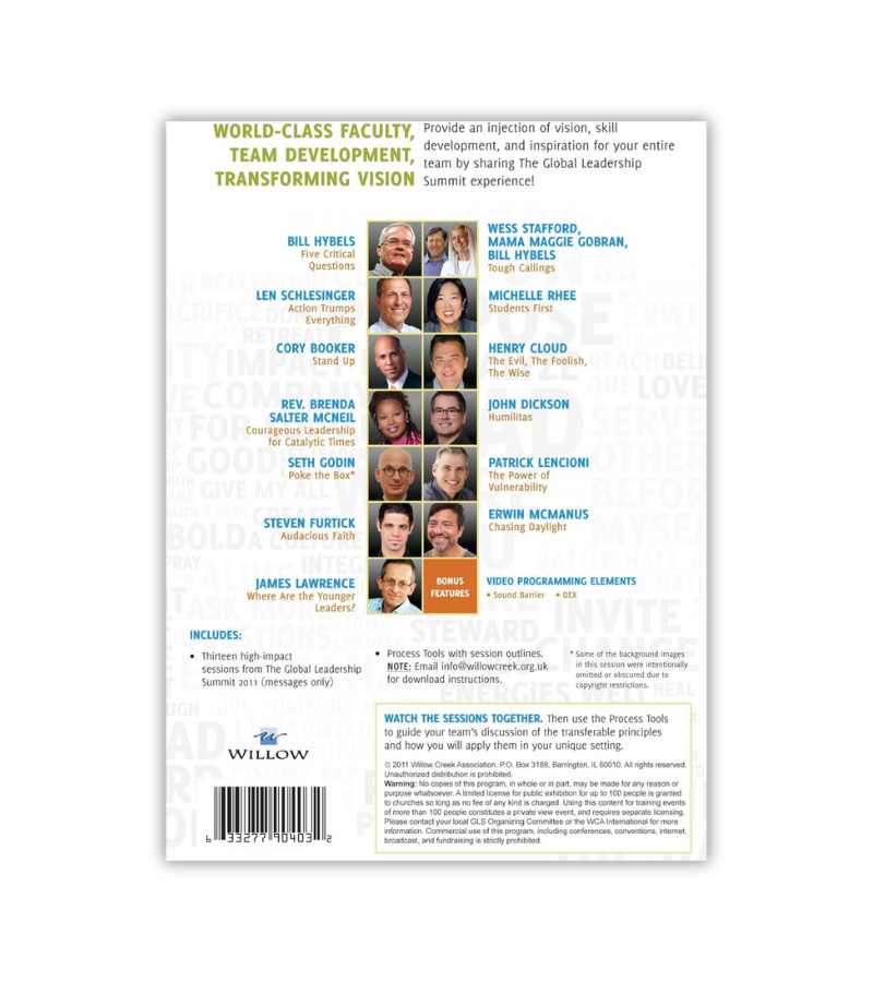 Global Leadership Summit 2011 DVD OnlyByGrace