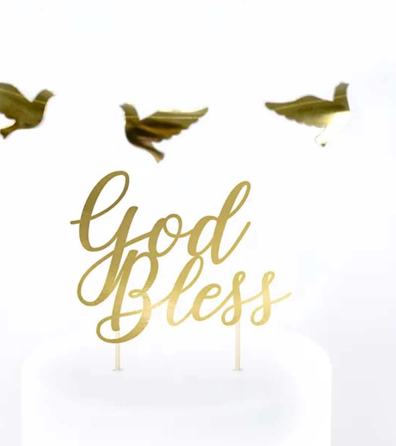 God Bless Kage Pynt Guld OnlyByGrace