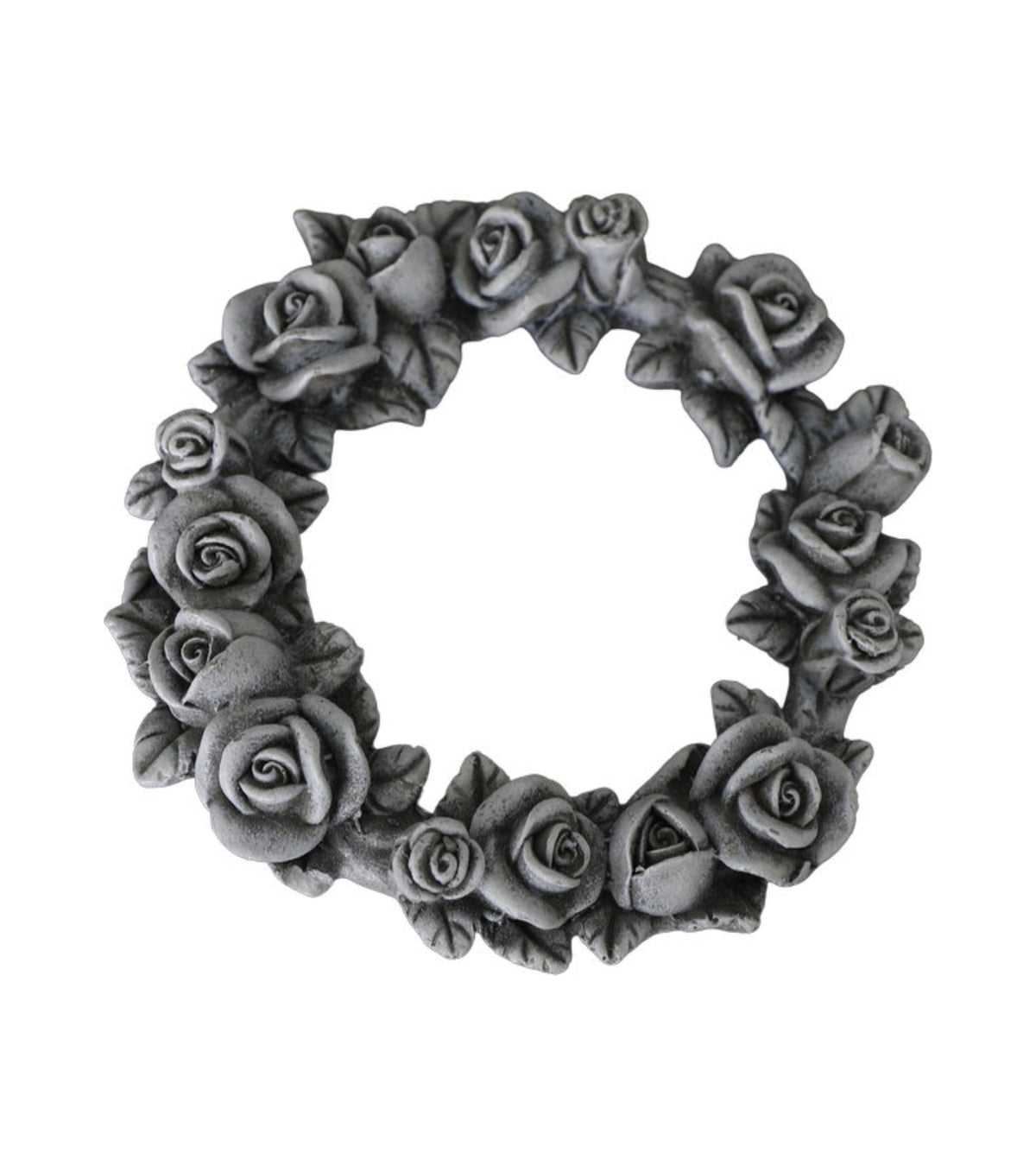Gravpynt, Krans med roser, 10,5 cm
