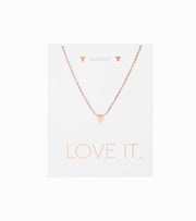 Halskæde LOVE IT engle rosenguld OnlyByGrace
