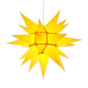 Herrnhuter stjerne 40cm Papir Gul Christiansfeld Brødremenigheden