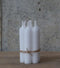 6 stk. Hvid bedelys, 11cm