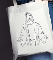 Hvid Taske Med Jesus OnlyByGrace