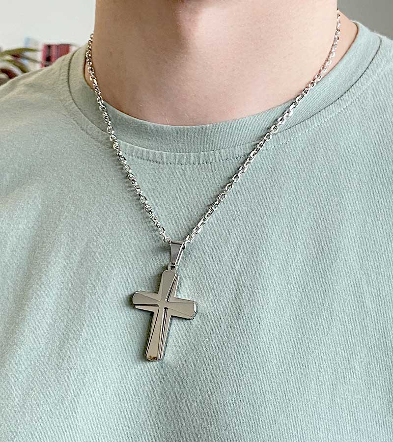Ankerhalskæde, Stål 3 mm