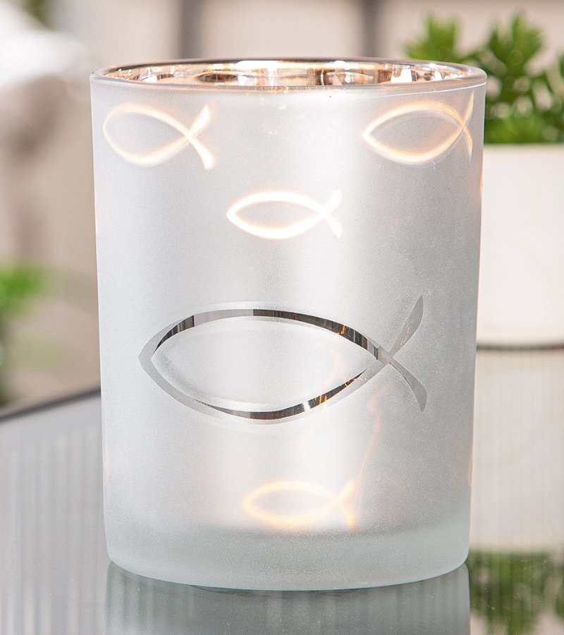 Ichthys Lanterne Til Fyrfadslys 13cm OnlyByGrace