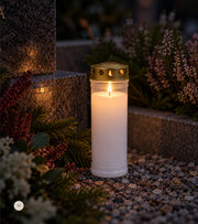Gravlys, Hvid, Dobbelt termolåg, 7 dage