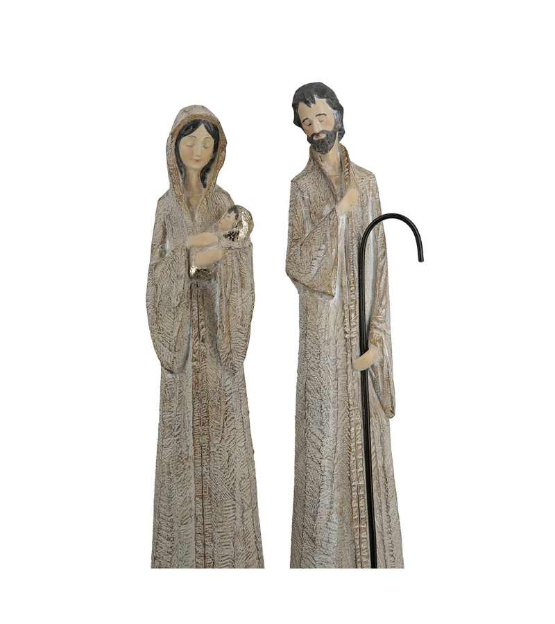 Julekrybbe, Maria med Jesus og Josef, 35 cm