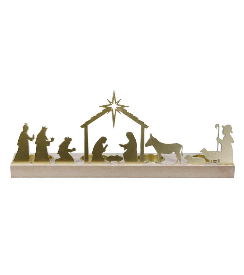 Julekrybbe Adventsstage Guld OnlyByGrace