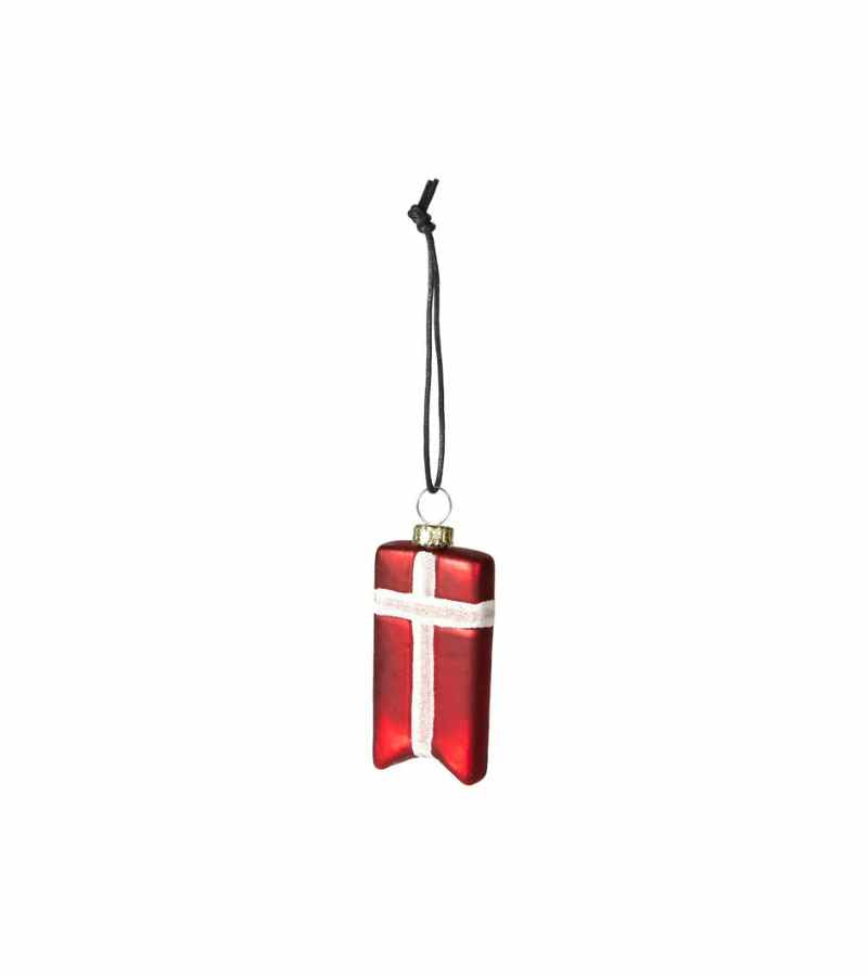 Julekugle, Dannebrog i Glas