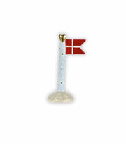 Fødselsdagsflag, Blå, Babyfødder, 14cm